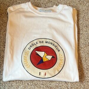 Kids White Graphic Tee